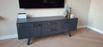 Antraciet TV-meubel van WOOOD 150cm, Ophalen, 100 tot 150 cm, Zo goed als nieuw, Modern