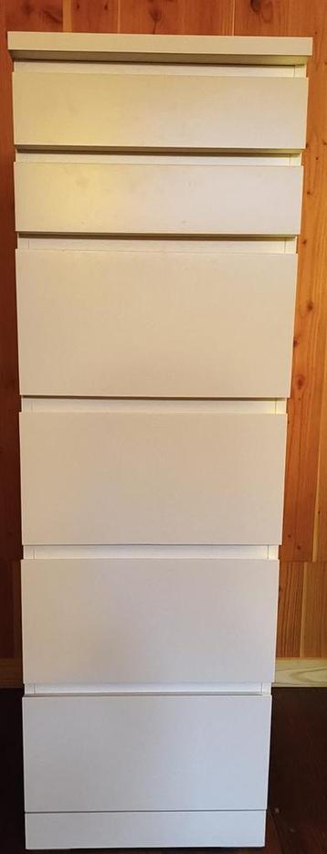 IKEA Malm ladekast met 6 lades