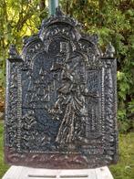 Antieke gietijzeren haardplaat, Antiek en Kunst, Ophalen