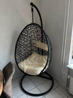Stijlvolle hangstoel met kussen, Ophalen, Gebruikt, IJzer
