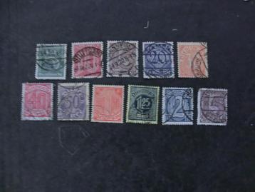 Duiitse Rijk DM serie 23-33 Gestempeld.( aanbieding 0 beschikbaar voor biedingen