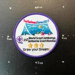 25e World Scout Jamboree 2023 Insigne, Verzamelen, Scouting, Ophalen of Verzenden, Nieuw, Embleem, Speld of Insigne