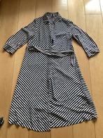 Gestreept H&M jurk maat 40 nieuw, Maat 38/40 (M), H&M, Zwart, Nieuw