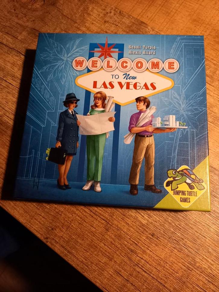 Welcome to las vegas - kaartspel, Hobby en Vrije tijd, Gezelschapsspellen | Bordspellen, Zo goed als nieuw, Een of twee spelers