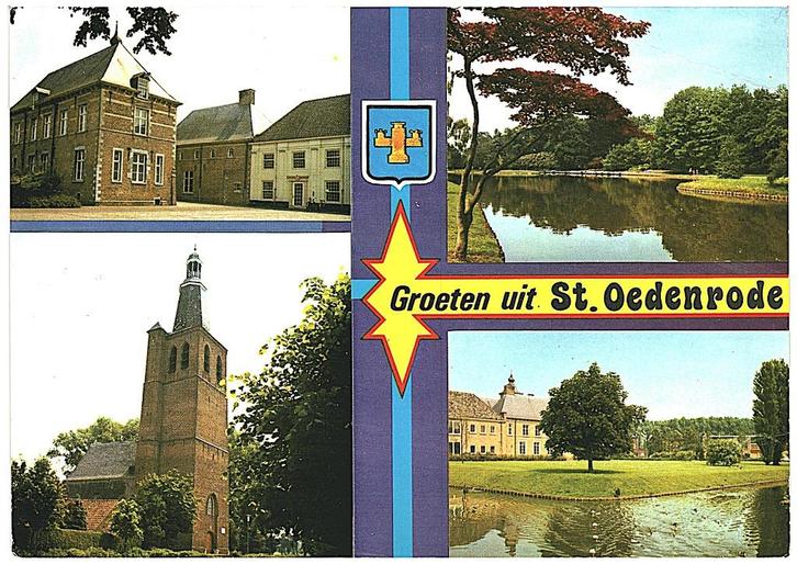 909828 st Oedenrode N Br 83 Gelopen met postzegel, Verzamelen, Ansichtkaarten | Nederland, Gelopen, Noord-Brabant, 1960 tot 1980