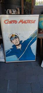 1 grote-  en 2 kleine Corto Maltese stripposters Hugo Pratt, Ophalen of Verzenden, Zo goed als nieuw, Rechthoekig Staand