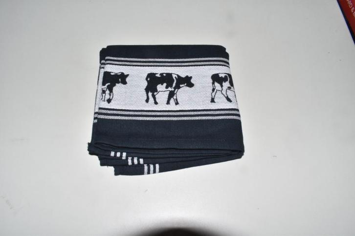 Theedoeken Koe DDDD, Huis en Inrichting, Keuken | Servies, Nieuw, Overige typen, Overige stijlen, Overige materialen, Ophalen of Verzenden