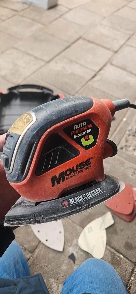 Black&decker KA168 compleet, Doe-het-zelf en Verbouw, Gereedschap | Schuurmachines, Zo goed als nieuw, Bandschuurmachine, 1200 watt of meer