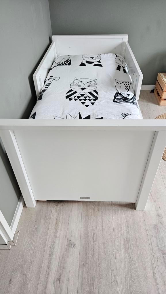 Bopita Peuterbed Jonne Wit 70x150cm, Kinderen en Baby's, Kinderkamer | Bedden, Gebruikt, 140 tot 160 cm, 70 tot 85 cm, Lattenbodem