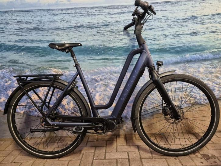Gazelle Chamonix C5 HMS Lage instap Midnight Blue 57 2022, Fietsen en Brommers, Elektrische fietsen, Nieuw, Gazelle