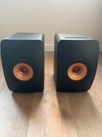 Kef LS50 Wireless 2 Actieve Speakers Zwart (Nieuwstaat), Audio, Tv en Foto, Luidsprekers, Zo goed als nieuw, 120 watt of meer
