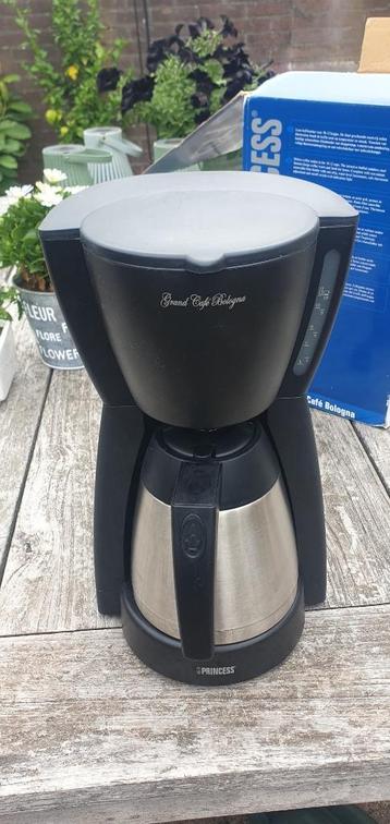 Princess koffiezetapparaat als nieuw met thermoskan vakantie beschikbaar voor biedingen