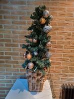 Kleine kerstboom (nep), inclusief ballen en verlichting, Diversen, Kerst, Ophalen of Verzenden, Gebruikt