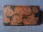 Houten doosje Amsterdamse School Relief v Microben L Bogtman, Antiek en Kunst, Ophalen of Verzenden