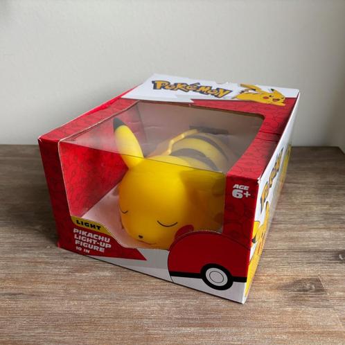 Slapende Pikachu (Pokémon) nachtlampje, Kinderen en Baby's, Kinderkamer | Inrichting en Decoratie, Zo goed als nieuw, Lamp, Ophalen of Verzenden