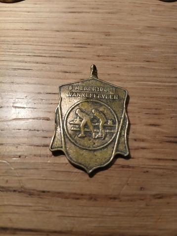 Oude Schaats Medaille - Wanneperveen beschikbaar voor biedingen