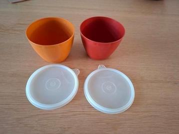 2 vintage tupperware bakjes beschikbaar voor biedingen