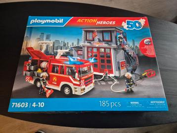 Playmobil Action Heroes 71603 kazerne en brandweer beschikbaar voor biedingen