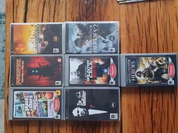 7 PSP spellen. Leuke titels beschikbaar voor biedingen