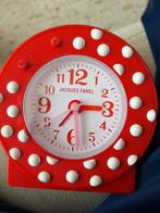 Rode Jacques Farel Wekker met Stippen, Huis en Inrichting, Verzenden, Zo goed als nieuw, Analoog, Wekker of Tafelklok