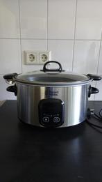 Slowcooker Russell Hobbs MaxiCook 6 liter., Ophalen of Verzenden, Vaatwasmachinebestendig, Zo goed als nieuw