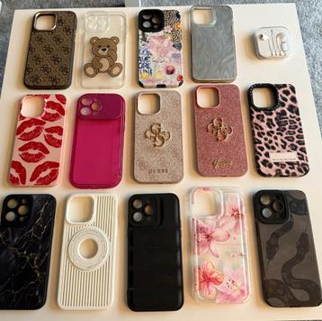 Iphone 14 pro max hoesjes en oortjes beschikbaar voor biedingen