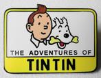 🎈 Kuifje pin speldje The adventures of Tintin geel, Nieuw, Speldje of Pin, Verzenden