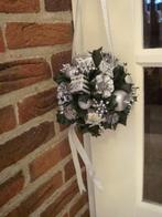 Kerstbol "Zilver" met Decoraties en Linten Nieuw, Diversen, Ophalen of Verzenden, Nieuw