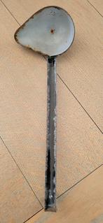 Zwarte Emaille Pollepel/Soeplepel - 27cm, Ophalen of Verzenden