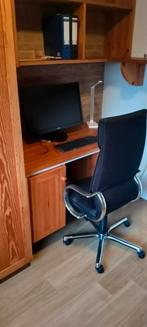 Massief buro Inclusief buro stoel, Ophalen, Gebruikt