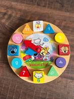 Woezel en Pip Houten puzzel Klok, Ophalen, 10 tot 50 stukjes, Zo goed als nieuw, Van hout