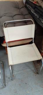 Mart Stam S33 bauhaus stoelen, buisframe wit., Ophalen, Huis en Inrichting