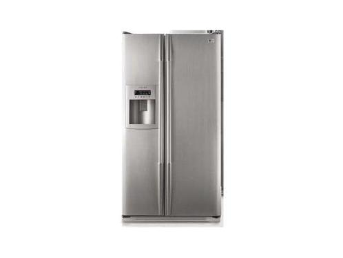 LG Amerikaanse koelkast, Witgoed en Apparatuur, Koelkasten en IJskasten, Gebruikt, Met aparte vriezer, 200 liter of meer, 160 cm of meer