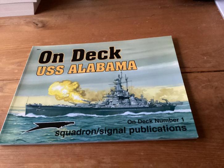 USS Alabama (BB 60) - Squadron/Signal Warships ON DECK, Boeken, Oorlog en Militair, Zo goed als nieuw, Marine, Tweede Wereldoorlog