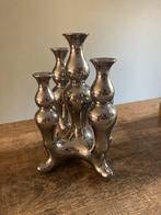 5 armige kandelaar. Zilverkleurig. In prima staat., Antiek en Kunst, Ophalen of Verzenden, Koper of Brons