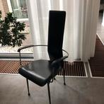 Fasem S 44B In prijs verlaagd van 79 nu 59 euro, Huis en Inrichting, Stoelen, Gebruikt, Twee, Zwart, Leer