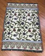 Grand foulard met roze en paarse bloemen 172/115, Huis en Inrichting, Woonaccessoires | Plaids en Woondekens, Gebruikt, Etten-Leur