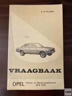Vraagbaak Opel Ascona Manta Modellen 1975-1978 Nederlands, Ophalen of Verzenden