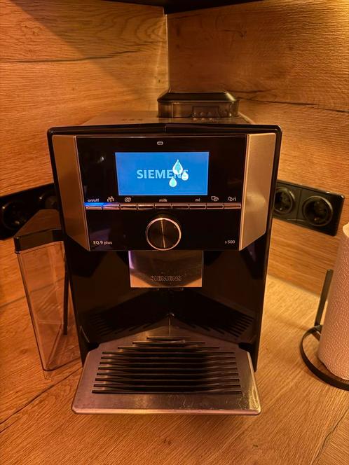 Siemens EQ9 s500 Koffiemachine, Witgoed en Apparatuur, Koffiezetapparaten, Gebruikt, Koffiebonen, Koffiemachine, 1 kopje, Afneembaar waterreservoir