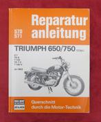 Triumph T120 T140 Bonneville werkplaatshandboek. Duits, Ophalen of Verzenden, Triumph