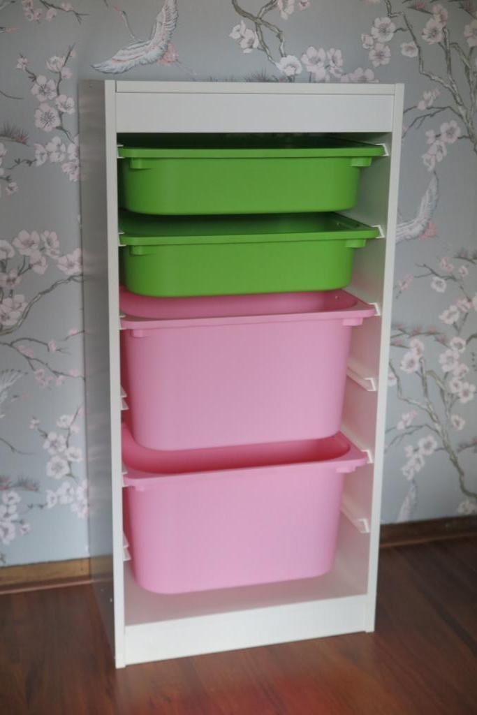 IKEA Trofast Kast (46x30x94) met 4 Lades compleet ZGAN, Kinderen en Baby's, Kinderkamer | Overige Meubels, Zo goed als nieuw, Kast