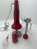 SMEG Staafmixer rood met gebruiksporen, niet nieuw, Witgoed en Apparatuur, Blenders, Info@mystore.nl, Bruggestraat 18, Zo goed als nieuw
