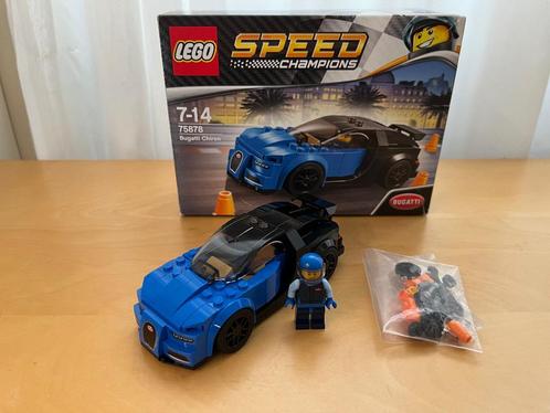 Lego Speed Champions - 75878 - Bugatti Chiron (2017), Kinderen en Baby's, Speelgoed | Duplo en Lego, Zo goed als nieuw, Lego, Complete set