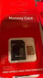 Nieuwe 128GB Micro SD kaart 17x, Nieuw, Ophalen of Verzenden, 128 GB, MicroSD