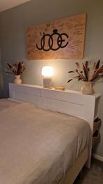 Brimnes hoofdbord - IKEA, Ophalen, Wit, Tweepersoons, Zo goed als nieuw