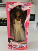 Vintage 80s Barbie my first mattel 1988 christie AA nrfb, Verzamelen, Poppen, Nieuw, Fashion Doll, Ophalen of Verzenden