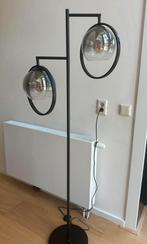 Zwarte industriële vloerlamp Aureol, Ophalen, Zo goed als nieuw, Glas, 150 tot 200 cm