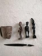 Afrikaanse kunst, beeldjes, mok, brievenopener, Ophalen of Verzenden