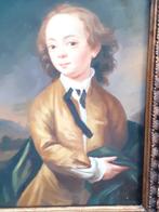 Olieverf Schilderij "De Jonkheer" in Barok Lijst, Ophalen of Verzenden