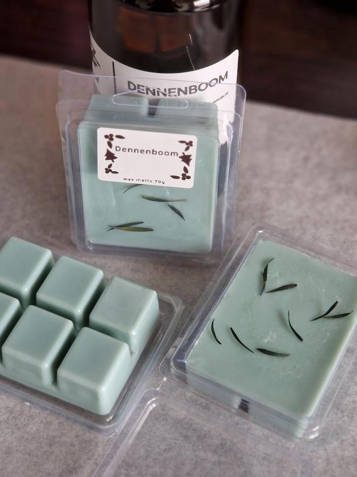 Handgemaakte Sojawas Wax Melt - Dennenboom Geur, Huis en Inrichting, Woonaccessoires | Kandelaars en Kaarsen, Nieuw, Minder dan 25 cm